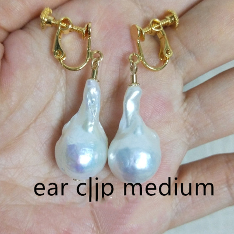 Exotic Natural Pearl Jewelry Set Super Bright Earrings