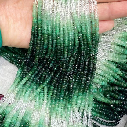 Natural Imported Gradient Emerald Loose Beads Accessories