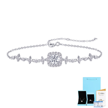 Bracelet S925 Silver 1 Karat Moissanite Bracelet