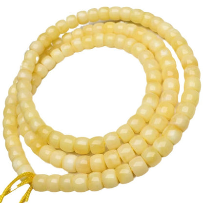 Natural Beeswax Straight Cut Buddha Beads Chicken Oil Crafts Accessories