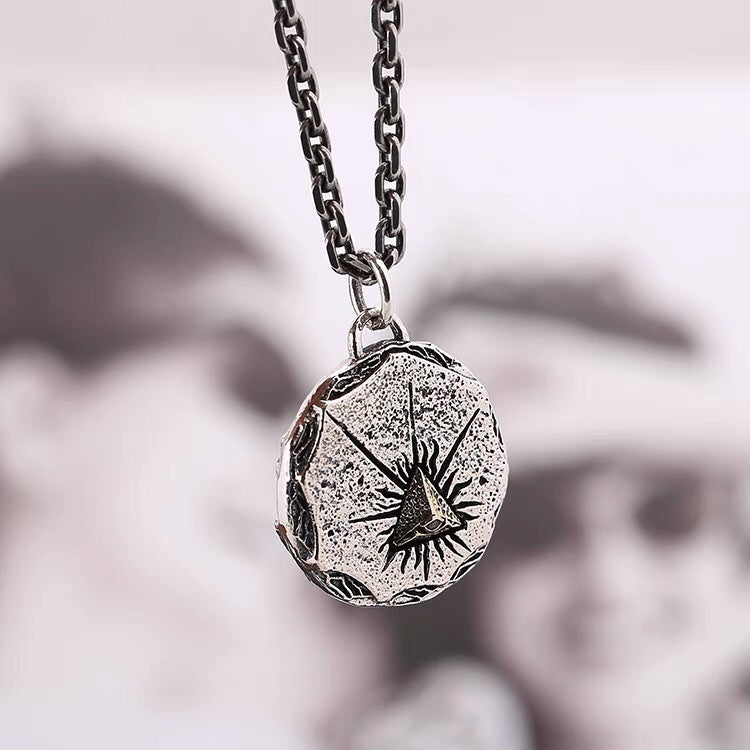 Silver Jewelry Men's Full Understanding Personality Retro