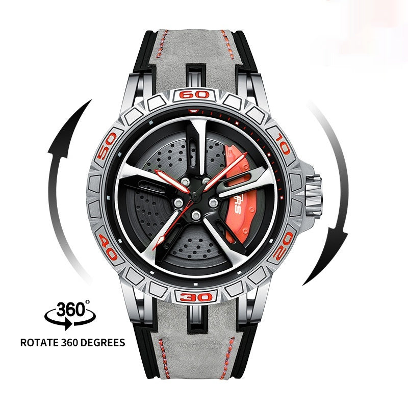 Reloj de hombre Reloj de rueda Reloj hueco tridimensional