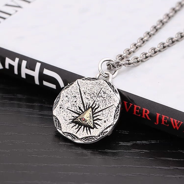 Silver Jewelry Men's Full Understanding Personality Retro