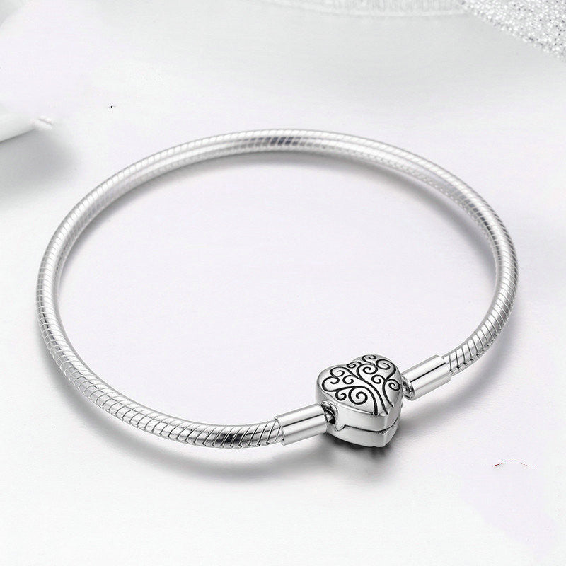 S925 sterling silver ladies bracelet family tree bracelet