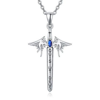 Collier Saint-Michel en argent sterling Collier Vierge Marie Collier amulette Pendentif catholique