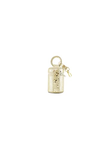 ANIMA IRIS, Centuary Baby Bucket Bag, Micro, White and Gold