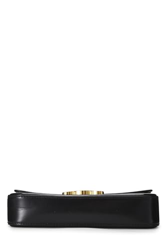 Céline, Pre-Loved Black Calfskin Claude Chain Shoulder Bag, Black