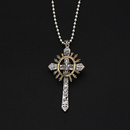 Skull Cross Male and Female Punk Fashion Pendant