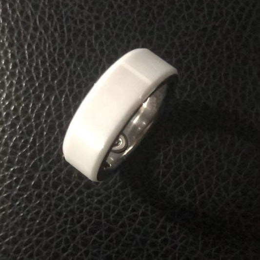 Anillo de salud inteligente con Bluetooth, color negro