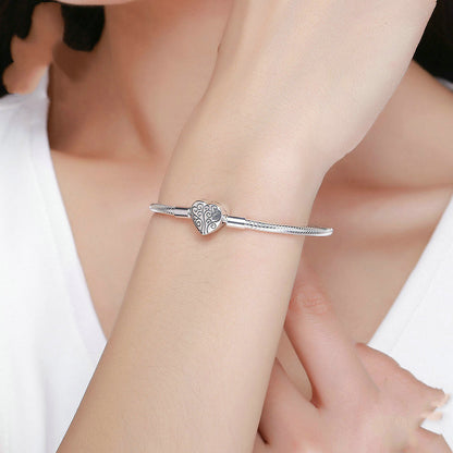 S925 sterling silver ladies bracelet family tree bracelet