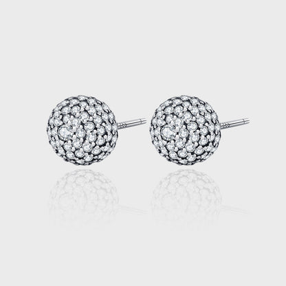 Clous d'oreilles Tremella Star 925 pour femme, petit modèle