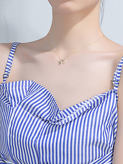 Latest 18K Gold Plated Rabbit Cute Gift Trending Necklace For Girl Jewelry