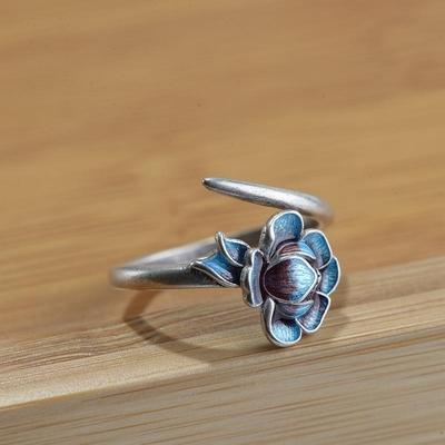 LOTUS - VEGAN WOMENS STERLING SILVER