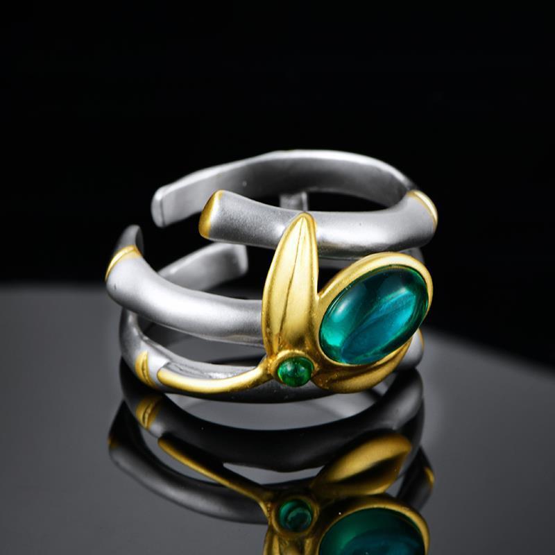 Women's Emerald Elegant Alloy Ring