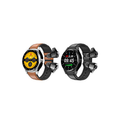 Montre intelligente GT66 TWS 2 en 1 Bluetooth HD Appel vocal