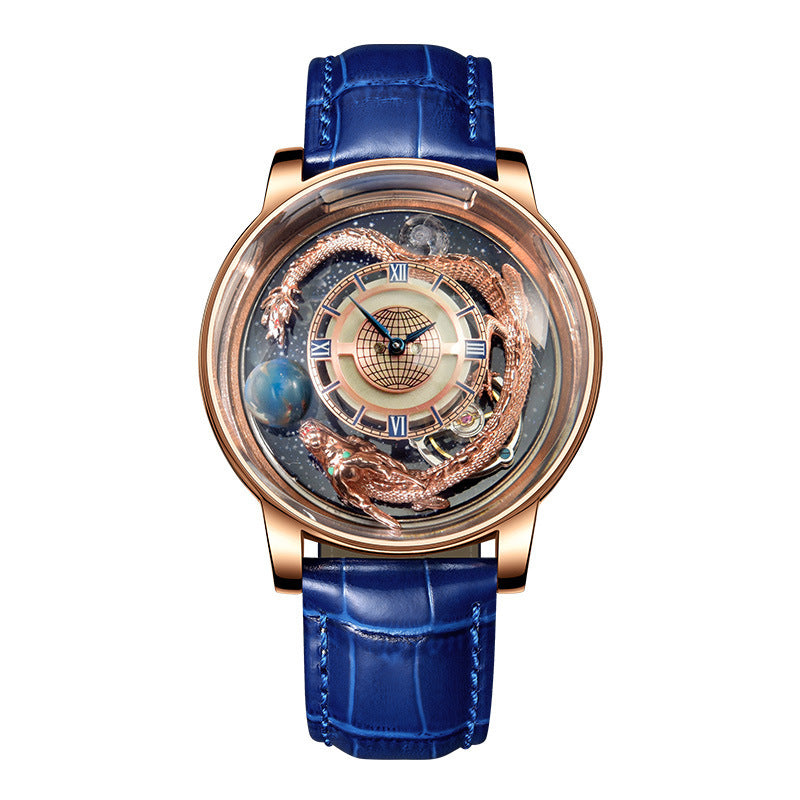 Reloj Tourbillon Good Luck Comes de moda para hombre