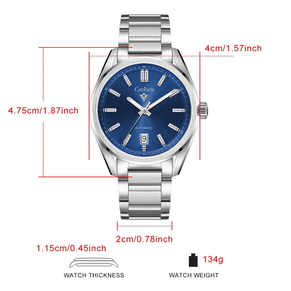 Fashion Waterproof Men's Business Mechanical Watch