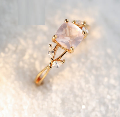 S925 Sterling Silver Simple Gold Plated Ring