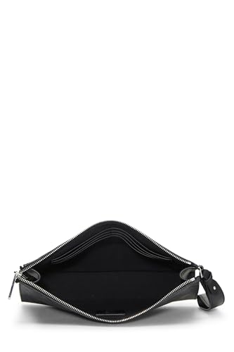 Fendi, pochette en toile enduite noire Zucca d'occasion, noir