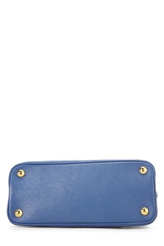 Prada, Pre-Loved Blue Saffiano Promenade Mini, Blue