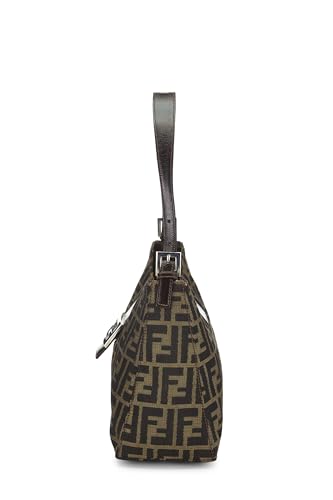 Fendi, Pre-Loved Brown Zucca Canvas Shoulder Bag, Brown