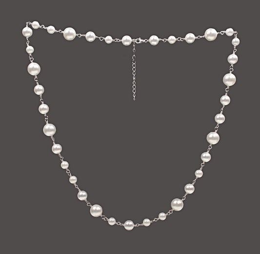 Natural shell beads pearl necklace