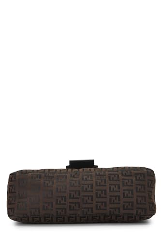 Fendi, sac à bandoulière Zucchino marron d'occasion, petit modèle, marron