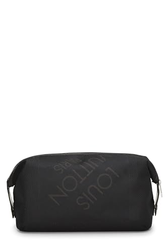 Louis Vuitton, Pre-Loved Black Damier Geant Trousse Albatros, Black