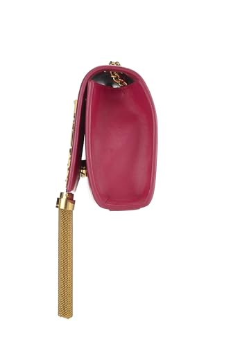 Yves Saint Laurent, Kate Tassel Small en cuir de veau grainé rose d'occasion, rose