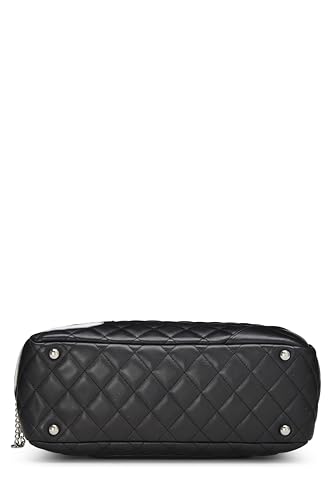 Chanel, Bowler Cambon Ligne en cuir de veau noir d'occasion, noir