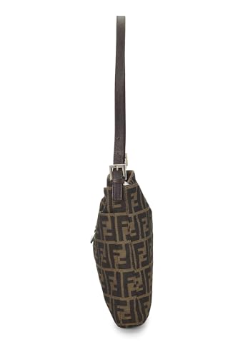 Fendi, Pre-Loved Brown Zucca Canvas Shoulder Bag, Brown