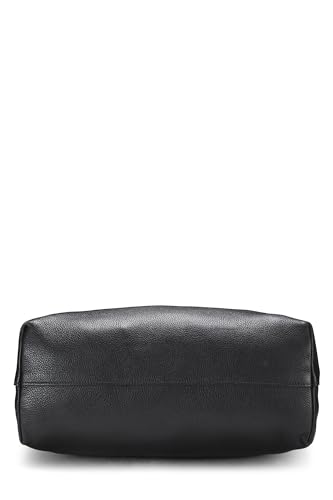 Prada, sac cabas noir Vitello Daino Phenix d'occasion, noir