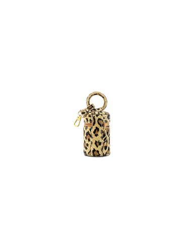 ANIMA IRIS, Bolso Bombonera Bebé Leopardo, Micro, Marrón y Negro