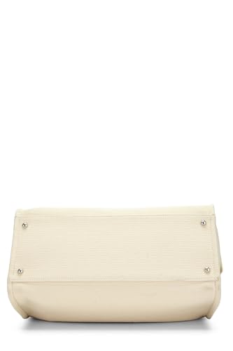 Chanel, Pre-Loved Beige Canvas Deauville Boston, Beige