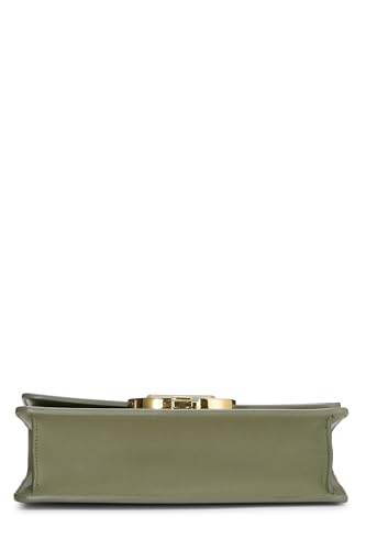 Dior, sac Box 30 Montaigne en cuir de veau vert d'occasion, vert