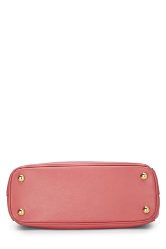 Prada, petit sac fourre-tout exécutif en saffiano rose d'occasion, rose