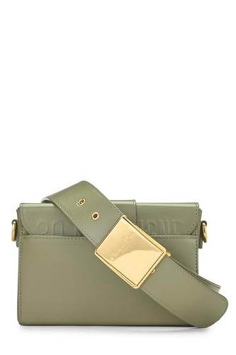 Dior, sac Box 30 Montaigne en cuir de veau vert d'occasion, vert