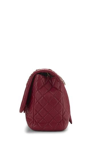 Chanel, New Classic XXL en cuir de veau matelassé rouge d'occasion, rouge