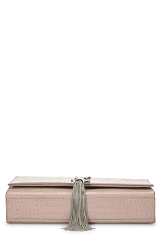 Yves Saint Laurent, Kate Tassel Medium rose gaufré d'occasion, rose