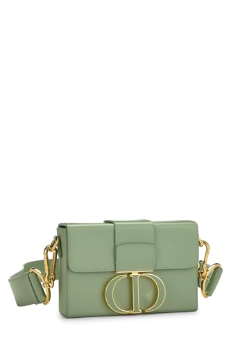 Dior, Pre-Loved Green Calfskin 30 Monaigne Box Bag, Green