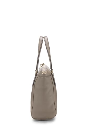 Gucci, Bolso tote Soho de cuero gris con cremallera Pre-Loved, Gris