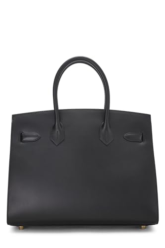 Hermès, Birkin 30 Caja Negra Pre-Loved, Negro