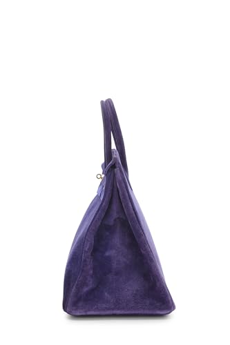 Hermès, Pre-Loved Violet Doblis Birkin 40, Violet