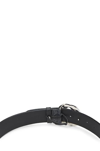 Gucci, Pre-Loved Black GG Supreme Canvas Belt, Black