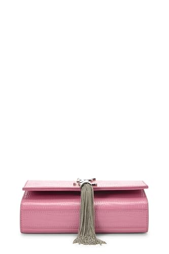 Yves Saint Laurent, Pre-Loved Pink Embossed Kate Tassel Small, Pink