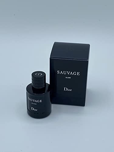 Dior Sauvage Elixir 0.25 Fl Oz / 7.5 mL Deluxe Travel Size Mini Bottle