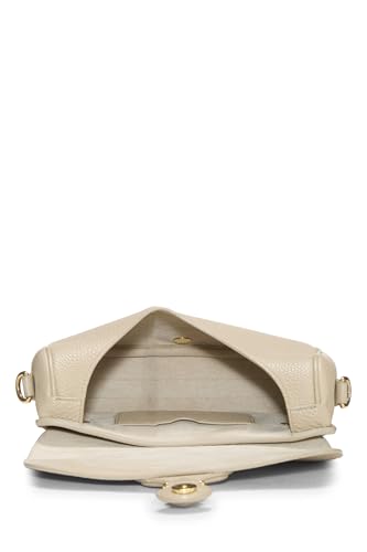 Dior, Pre-Loved Beige Calfskin Bobby Flap Medium, Beige