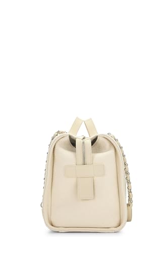 Chanel, Pre-Loved Beige Canvas Deauville Boston, Beige