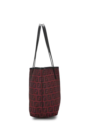 Fendi, Pre-Loved Red Zucchino Tote Mini, Red