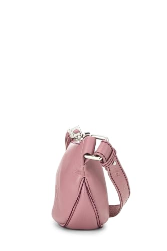 Chanel, sac à bandoulière en cuir de veau rose d'occasion, petit modèle, rose